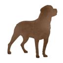 Rottweiler 12 inches Rustic Farmhouse Rottweiler Cutout Reclaimed Wood Silhouette