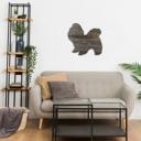 Shih Tzu 12 inches Rustic Farmhouse Shih Tzu Cutout Reclaimed Wood Silhouette