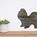 Shih Tzu 24 inches Rustic Farmhouse Shih Tzu Cutout Reclaimed Wood Silhouette