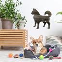 Siberian Husky 18 inches Rustic Farmhouse Siberian Husky Cutout Reclaimed Wood Silhouette