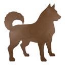 Siberian Husky 24 inches Rustic Farmhouse Siberian Husky Cutout Reclaimed Wood Silhouette