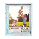 11 x 14 Frame Blue Rustic Farmhouse Signature Series Reclaimed Wood Picture Frame
