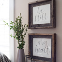 12 x 24 Frame Gray Rustic Farmhouse Signature Series Reclaimed Wood Picture Frame