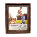 16 x 20 Frame Brown Rustic Farmhouse Signature Series Reclaimed Wood Picture Frame