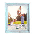 20 x 28 Frame Blue Rustic Farmhouse Signature Series Reclaimed Wood Picture Frame