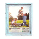 20 x 30 Frame Blue Rustic Farmhouse Signature Series Reclaimed Wood Picture Frame