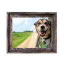5 x 7 Frame Black Rustic Farmhouse Signature Series Reclaimed Wood Picture Frame