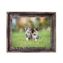 8.5 x 11 Frame Black Rustic Farmhouse Signature Series Reclaimed Wood Picture Frame
