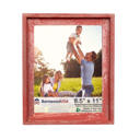 8.5 x 11 Frame Red Rustic Farmhouse Signature Series Reclaimed Wood Picture Frame