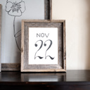 8 x 10 Frame Gray Rustic Farmhouse Signature Series Reclaimed Wood Picture Frame