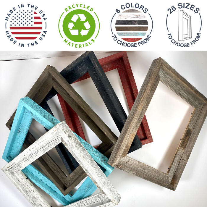 Rustic Farmhouse Signature Series Reclaimed Wood Picture Frame