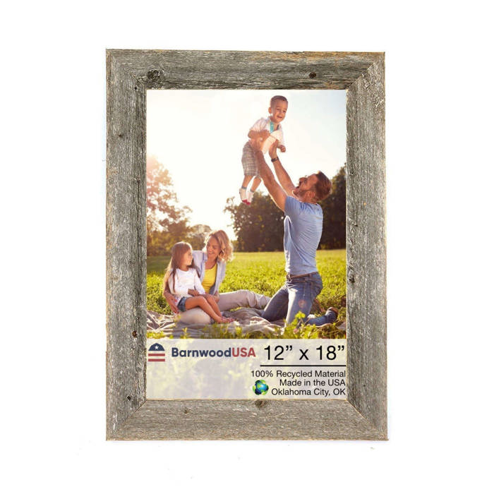 Rustic Farmhouse Reclaimed Wood Picture Frame
