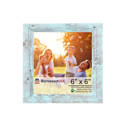 6x6 Frame Blue Rustic Farmhouse Reclaimed Wood Picture Frame