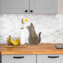 12 inches Rustic Farmhouse Reclaimed Wood Cat Cutout Silhouette
