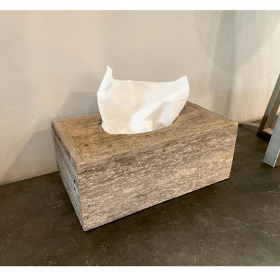 Rustic Farmhouse Reclaimed Wood Decorative Rectangular Tissue Box Cover