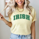 XXL Butter Irish Distressed Comfort Colors Tee, St Patrick's Day Shirt, Leprechaun Irish Tee