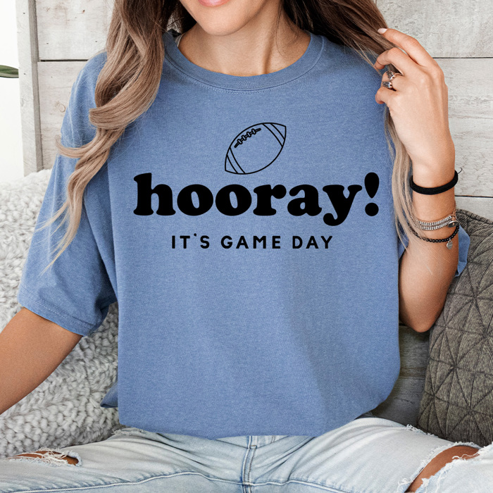 Super Bowl Sunday Comfort Colors Tee, Football Halftime Graphic Tee, Game Day Shirt 