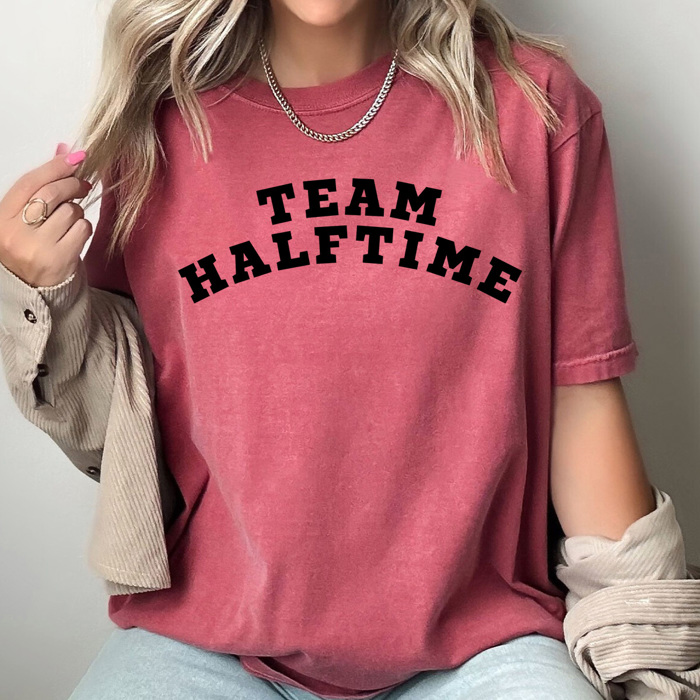 Super Bowl Sunday Comfort Colors Tee, Football Halftime Graphic Tee, Game Day Shirt 