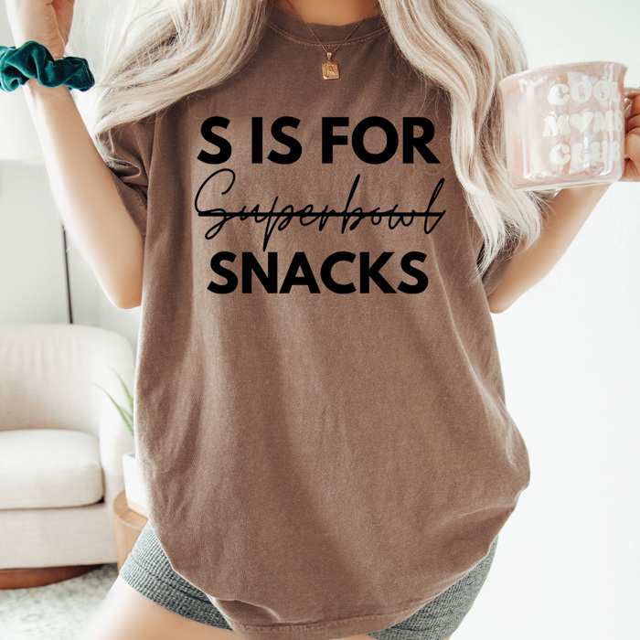 Super Bowl Sunday Comfort Colors Tee, Football Halftime Graphic Tee, Game Day Shirt 