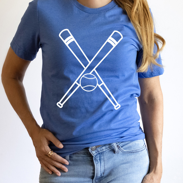 Baseball Bats Graphic Tee, Grame Day Sports Shirt, Home Run Tee