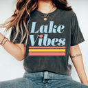 Small Pepper Lake Vibes Comfort Colors Tee, Summer Lake Trip Shirt, Boat Life Tee
