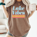  Lake Vibes Comfort Colors Tee, Summer Lake Trip Shirt, Boat Life Tee