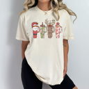 XXL Ivory Christmas Favorite Cup Comfort Colors Tee, Girly Christmas 