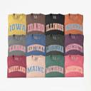  US States Varsity Font Comfort Colors Tee, America States Shirt, Home State Tee