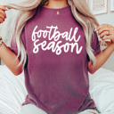 XL Berry Game Day Football Season Comfort Colors Tee, Football Sport Printed Tee, Fall Season Shirt 