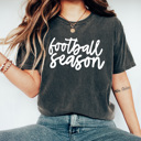 Small Pepper Game Day Football Season Comfort Colors Tee, Football Sport Printed Tee, Fall Season Shirt 