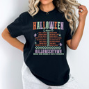  Halloween Tour Comfort Colors Tee, Halloween Night Activities Printed Tee, Halloween Town Shirt 