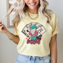 XL Butter Baby I'm A Wild Card Comfort Colors Tee, Western Cowgirl Shirt, Country Tee