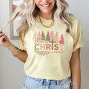 Medium Butter Merry Christ-mas Comfort Colors Tee, Jesus Christ Shirt 