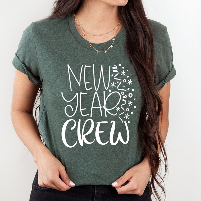 New Year Crew Graphic Tee, 2026 New Year Eve Party Shirt