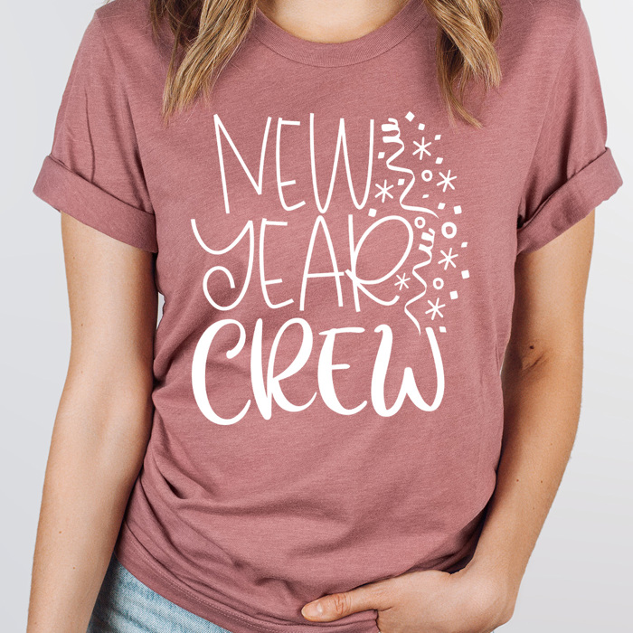 New Year Crew Graphic Tee, 2026 New Year Eve Party Shirt