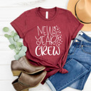XL Maroon New Year Crew Graphic Tee, 2026 New Year Eve Party Shirt