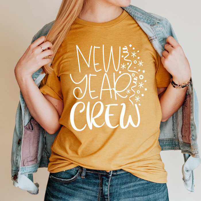 New Year Crew Graphic Tee, 2026 New Year Eve Party Shirt