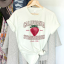  California Strawberries Graphic Tee, Santa Cruz Shirt, Fruit Cali Tee