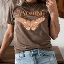 XL Brown Wyoming Eagle Graphic Tee, Sprit Of The West Shirt, Desert Tee