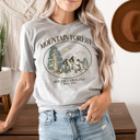 XXL Athletic Heather Mountain Forest South Carolina Graphic Tee, Outdoors Adventure Shirt, Mountain Tee