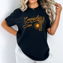 Medium Black Cowgirls Just Wanna Have Sun Comfort Colors Tee, Desert Cactus Shirt, Western Tee