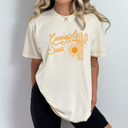 Small Ivory Cowgirls Just Wanna Have Sun Comfort Colors Tee, Desert Cactus Shirt, Western Tee