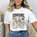  Cowgirl Locket Aesthetic Comfort Colors Tee, Cowgirl Locket Graphic Tee, Western Shirt