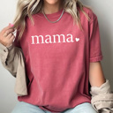  Mom Heart Comfort Colors Tee, Mother's Day Shirt, Abuela, Auntie, Gigi, Grammy, Grandma, Mama, Mimi, Mom, Mommy, Nana, Nany, Oma, Wifey