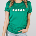 Small Kelly Daisy Flower Basic Graphic Tee, Dainty Flower Shirt, Floral Printed Shirt 