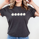  Daisy Flower Basic Graphic Tee, Dainty Flower Shirt, Floral Printed Shirt 