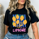  La Vita Al Limone Comfort Colors Tee, Summer Lemon Printed Tee, Zesty Lemon Shirt
