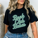 Medium Black Book Club Babes Comfort Colors Tee, Reading Books Printed Tee, Book Tok Shirt 