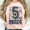  Composition Notebook Grade Teacher Graphic Tee, Back To School Teach Printed Tee, Grade School Shirt