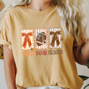  Touch Down Season Comfort Colors Tee, Bows And Football Printed Tee, Fall Football Season Shirt